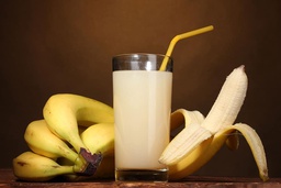 Banana with milk 
